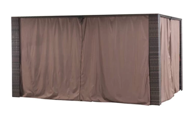 Gazebo Parts Direct Original Replacement Curtain For Riviera Gazebo (10X12 Ft) L-GZ815PST Sold At BigLots, Khaki 1 Gazebo Parts Direct Original Replacement Curtain For Riviera Gazebo (10X12 Ft) L-GZ815PST Sold At BigLots, Khaki