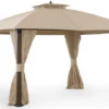 Gazebo Parts Direct Replacement Canopy A101007604 For Legacy Broyhill Eagle Brooke And Ashford Gazebo - 350 - Beige