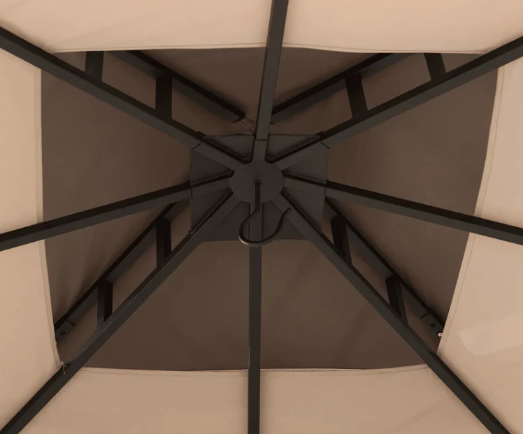 Gazebo Parts Direct Beige+Light Brown Replacement Canopy For Column Gazebo (9X9 Ft) A101011100 2 Gazebo Parts Direct Beige+Light Brown Replacement Canopy For Column Gazebo (9X9 Ft) A101011100 - Image 2