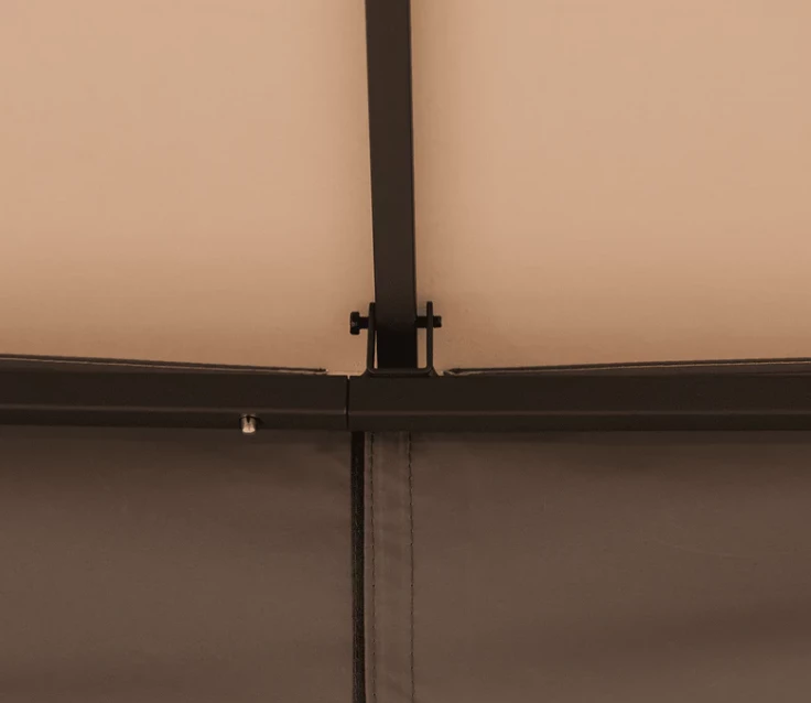 Gazebo Parts Direct Beige+Light Brown Replacement Canopy For Column Gazebo (9X9 Ft) A101011100 3 Gazebo Parts Direct Beige+Light Brown Replacement Canopy For Column Gazebo (9X9 Ft) A101011100 - Image 3