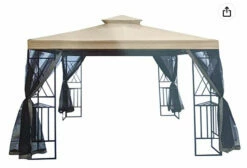 Gazebo Parts Direct Replacement Canopy Top Cover Compatible With The Aldi Gardenline 2019-21 Gazebo - 350