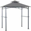 Gazebo Parts Direct 8' X 5' Grill Shelter Gray Replacement Canopy Roof ONLY FIT For Gazebo Model L-GZ6698PST-11 Beige
