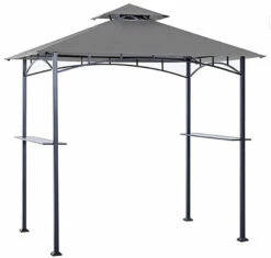 Gazebo Parts Direct 8' X 5' Grill Shelter Gray Replacement Canopy Roof ONLY FIT For Gazebo Model L-GZ6698PST-11 Beige