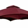 Gazebo Parts Direct Replacement Premium Heavy Duty Canopy Top TPGAZ2303F Burgandy Lowe's Allen & Roth 10' X 12' Gazebo