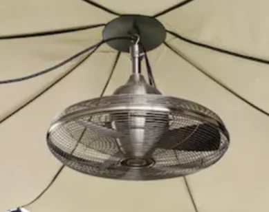 Gazebo Parts Direct Allen + Roth Valdosta 20-in Brushed Nickel Indoor/Outdoor Ceiling Fan (3-Blade) 1 Gazebo Parts Direct Allen + Roth Valdosta 20-in Brushed Nickel Indoor/Outdoor Ceiling Fan (3-Blade)