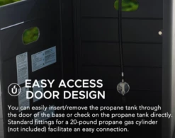 Gazebo Parts Direct AmberCove Outdoor Patio 64,000 BTU Black Steel Propane Gas Dual Heater With Table Top For Commercial & Residential Use 10 Gazebo Parts Direct AmberCove Outdoor Patio 64,000 BTU Black Steel Propane Gas Dual Heater With Table Top For Commercial & Residential Use -Deals Gazebo Parts Direct Store PATIOHEATER4