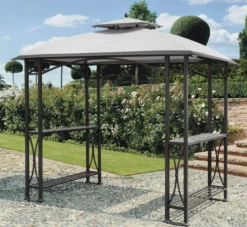 Gazebo Parts Direct Sesame+Light Brown Replacement Canopy For Grill Gazebo (5X8 Ft) L-G040PST-A Sold At Sam's