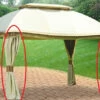 Gazebo Parts Direct Sunjoy Beige Replacement Curtain Set For Domed Gazebo (10x13 FT) L-GZ822PCO Sold At Sam's