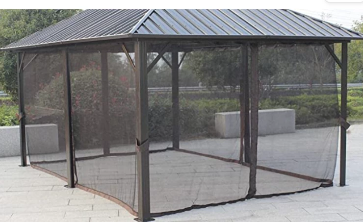 Gazebo Parts Direct Universal Mosquito Netting 10’x13’ Gazebo 1 Gazebo Parts Direct Universal Mosquito Netting 10’x13’ Gazebo