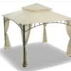 Gazebo Parts Direct Replacement Canopy Top Cover For Summer Veranda Gazebo L-GZ093PST - Riplock 350 - Beige