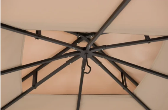 Gazebo Parts Direct Light Brown Replacement Canopy For Belcourt Gazebo (10X12 Ft) L-GZ472PST-C-A Sold At Home Depot 3 Gazebo Parts Direct Light Brown Replacement Canopy For Belcourt Gazebo (10X12 Ft) L-GZ472PST-C-A Sold At Home Depot - Image 3
