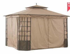 Gazebo Parts Direct Replacement Curtain Set For Villa Tuscany Gazebo