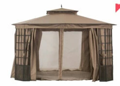 Gazebo Parts Direct Replacement Screen Set For Villa Tuscany Gazebo - Rip Lock 350