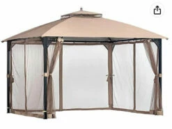 Gazebo Parts Direct Replacement Canopy Top Cover Crestline 10x12 Gazebo - Riplock 350