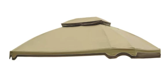 Gazebo Parts Direct Light Brown Replacement Canopy For Grand Gazebo (10X12 Ft) L-GZ545PST-C 2 Gazebo Parts Direct Light Brown Replacement Canopy For Grand Gazebo (10X12 Ft) L-GZ545PST-C - Image 2