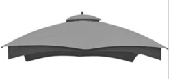 Gazebo Parts Direct Replacement Canopy Top Gray TPGAZ2303B Lowe's 10' X 12' Gazebo
