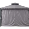 Gazebo Parts Direct Universal Lowes 10 X 12 Replacement Curtain Grey All Four Curtains With Snap Rings
