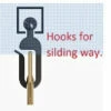 Gazebo Parts Direct Plastic Slide J Hooks For Gazebo Curtains/Mosquito Netting/The Track For Gazebo - Quantity Of 36