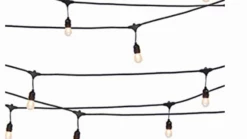 Gazebo Parts Direct Outdoor Commercial Grade 24-Foot Weatherproof Hanging Patio String Lights W/Energy Efficient Design, Black 5 Gazebo Parts Direct Outdoor Commercial Grade 24-Foot Weatherproof Hanging Patio String Lights W/Energy Efficient Design, Black -Deals Gazebo Parts Direct Store image 002e3d7b b4de 4e29 9561 71fae6c36a21