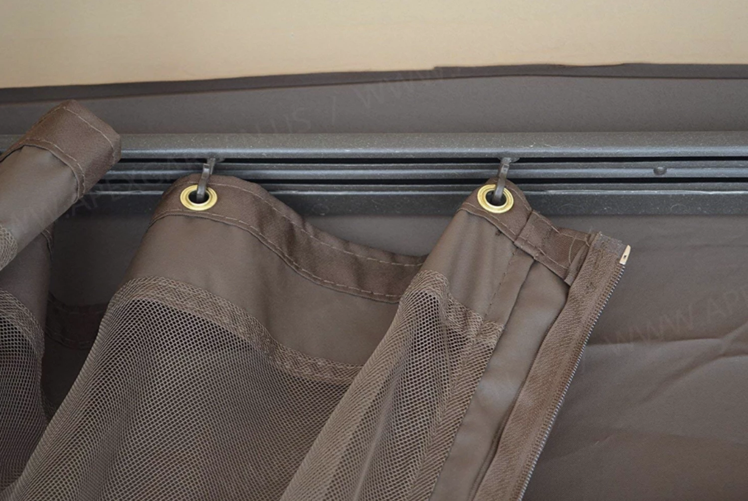 Gazebo Parts Direct Plastic Slide J Hooks For Gazebo Curtains/Mosquito Netting/The Track Of Lowe's Allen Roth #GF-12S004B,TPGAZ1-002 Gazebo - Quantity Of 36 3 Gazebo Parts Direct Plastic Slide J Hooks For Gazebo Curtains/Mosquito Netting/The Track Of Lowe's Allen Roth #GF-12S004B,TPGAZ1-002 Gazebo - Quantity Of 36 - Image 3