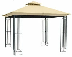 Gazebo Parts Direct Replacement Canopy Top Cover Compatible With The Laurel Canyon GAZ2136 Gazebo - RipLock 350