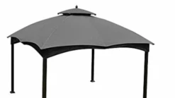 Gazebo Parts Direct Lowes Allen And Roth 10 X 12 Gray Gazebo Canopy New G-12S004B-1/GF-12S004BT FLASH SALE TODAY