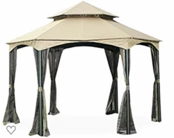 Gazebo Parts Direct Replacement Canopy For The Southbay Hexagon Gazebo - Standard 350 - Beige