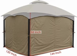 Gazebo Parts Direct LOWES 10 X 12 TPGAZ2303C GAZEBO REFRESH BUNDLE CANOPY,BUG SCREEN,CURTAIN ALL IN ONE PACKAGE -Deals Gazebo Parts Direct Store image 21c7c148 fe9f 41b4 8eac d46598c70daa
