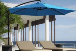 Gazebo Parts Direct Offset Umbrella 10FT Cantilever Patio Hanging Umbrella Outdoor Market Umbrella With Crank And Cross Base (Beige) -Deals Gazebo Parts Direct Store image 246f39f8 4334 44e8 900d 378021b8b197