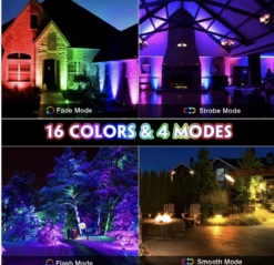 Gazebo Parts Direct GPD LED Flood Lights With Remote Control, 4 Pack 15W IP66 Waterproof Dimmable Led Landscape Lighting, 16 Colors 4 Modes Indoor Outdoor Wall Washer Spot Light Stage Light 9 Gazebo Parts Direct GPD LED Flood Lights With Remote Control, 4 Pack 15W IP66 Waterproof Dimmable Led Landscape Lighting, 16 Colors 4 Modes Indoor Outdoor Wall Washer Spot Light Stage Light -Deals Gazebo Parts Direct Store image 281326d3 fbdd 4ecc ae02 d7eccf909b17
