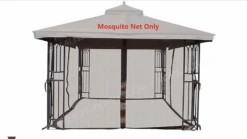 Gazebo Parts Direct Universal 12' X 12' Gazebo Mosquito Netting (Brown)
