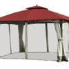 Gazebo Parts Direct Big Lots Windsor Replacement 10x12 Canopy For L-GZ717PST-C Riplock 350 RED