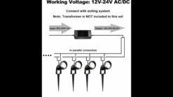 Gazebo Parts Direct 10W Landscape Lights 12V 24V 1000LM Warm White Low Voltage LED Waterproof Outdoor Lights (10Pack) -Deals Gazebo Parts Direct Store image 509e8e56 7bb5 4a30 b8d9 a678d7af85de