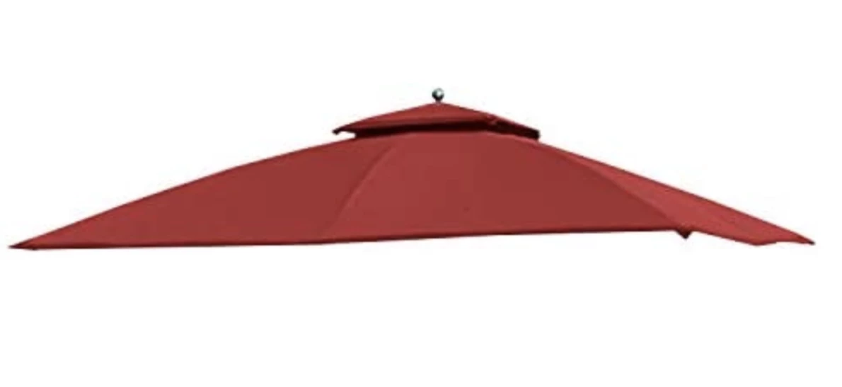 Gazebo Parts Direct Big Lots Windsor Replacement 10x12 Canopy For L-GZ717PST-C Riplock 350 RED 2 Gazebo Parts Direct Big Lots Windsor Replacement 10x12 Canopy For L-GZ717PST-C Riplock 350 RED - Image 2