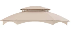 Gazebo Parts Direct Canopy For The Manhattan Oval Gazebo L-1138PST- Standard 350 - Beige