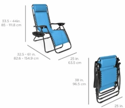 Gazebo Parts Direct Copy Of Set Of Two Adjustable Zero Gravity Lounge Chair Recliners For Patio, Pool W/Cup Holders - -Deals Gazebo Parts Direct Store image 6e27991f 6487 4f52 82e5 4e4aee0c761e