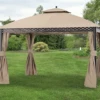 Gazebo Parts Direct Replacement Canopy For The Pinehurst Dome L-GZ1188PST Gazebo - Standard 350 - Beige - Will NOT FIT Oakmont Gazebo