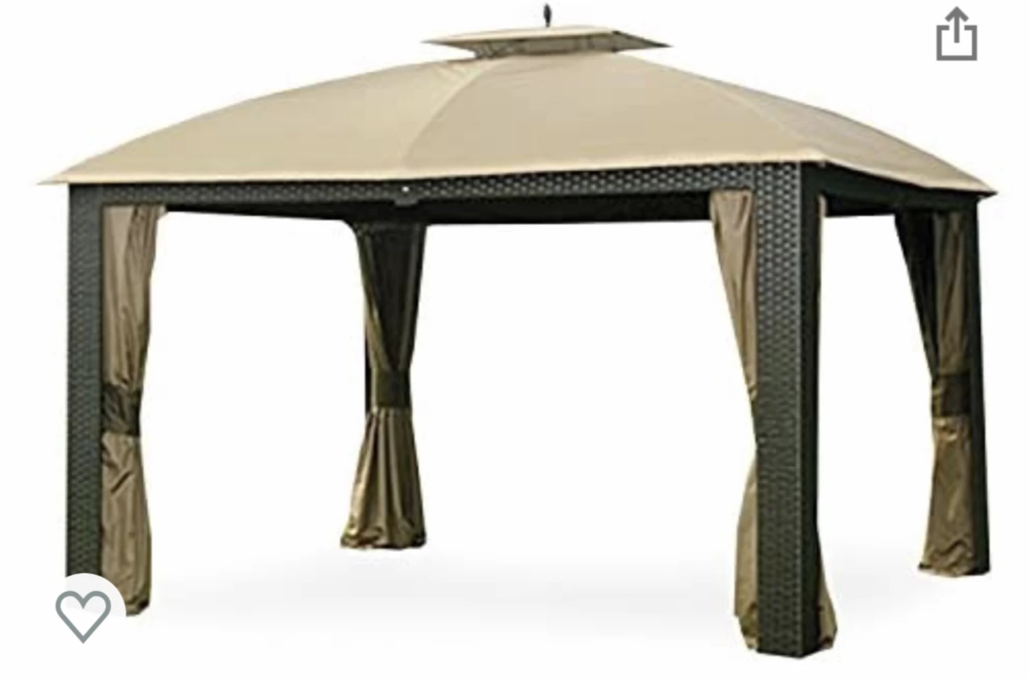 Gazebo Parts Direct Sonoma Replacement Canopy For The Gazebo L-GZ815PST- Standard 350 -Beige 1 Gazebo Parts Direct Sonoma Replacement Canopy For The Gazebo L-GZ815PST- Standard 350 -Beige