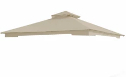 Gazebo Parts Direct Replacement Canopy For The Square Art Gazebo - Riplock 350 -Beige -Deals Gazebo Parts Direct Store image 911b6cf2 e97f 4d7d a1f2 2415e5792cd8