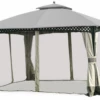 Gazebo Parts Direct Windsor Original Replacement L-GZ717PST-C 10x12 Canopy For Windsor Sold At Big Lots Beige