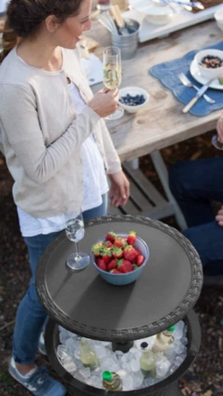 Gazebo Parts Direct COOLER TIKI BAR Outdoor Patio Furniture And Hot Tub Side Table With 7.5 Gallon Beer And Wine Cooler -Deals Gazebo Parts Direct Store image c744684a dbb0 4cbf adbd 969eb9985e53