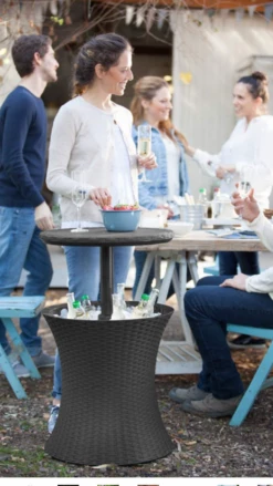 Gazebo Parts Direct COOLER TIKI BAR Outdoor Patio Furniture And Hot Tub Side Table With 7.5 Gallon Beer And Wine Cooler -Deals Gazebo Parts Direct Store image d1e7c78b e428 4e5b 9dfb bc4a11da401b