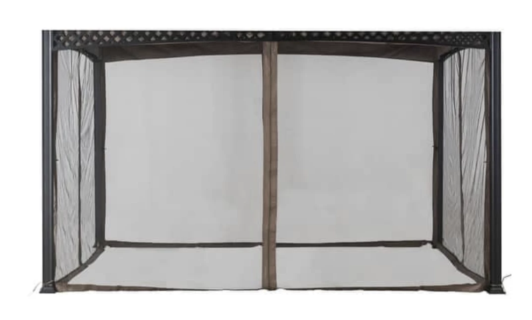 Gazebo Parts Direct Oakmont Gazebo Replacement Mosquito Screen 10x12 Sold At Big Lots 4 Gazebo Parts Direct Oakmont Gazebo Replacement Mosquito Screen 10x12 Sold At Big Lots - Image 4