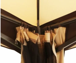 Gazebo Parts Direct 10x13 Beige Gazebo Fully Enclosed Weather UV-Resistant W/Mosquito Netting-Beige -Deals Gazebo Parts Direct Store image dc76d452 fd0d 41af b3e5 6c51fc19e82e