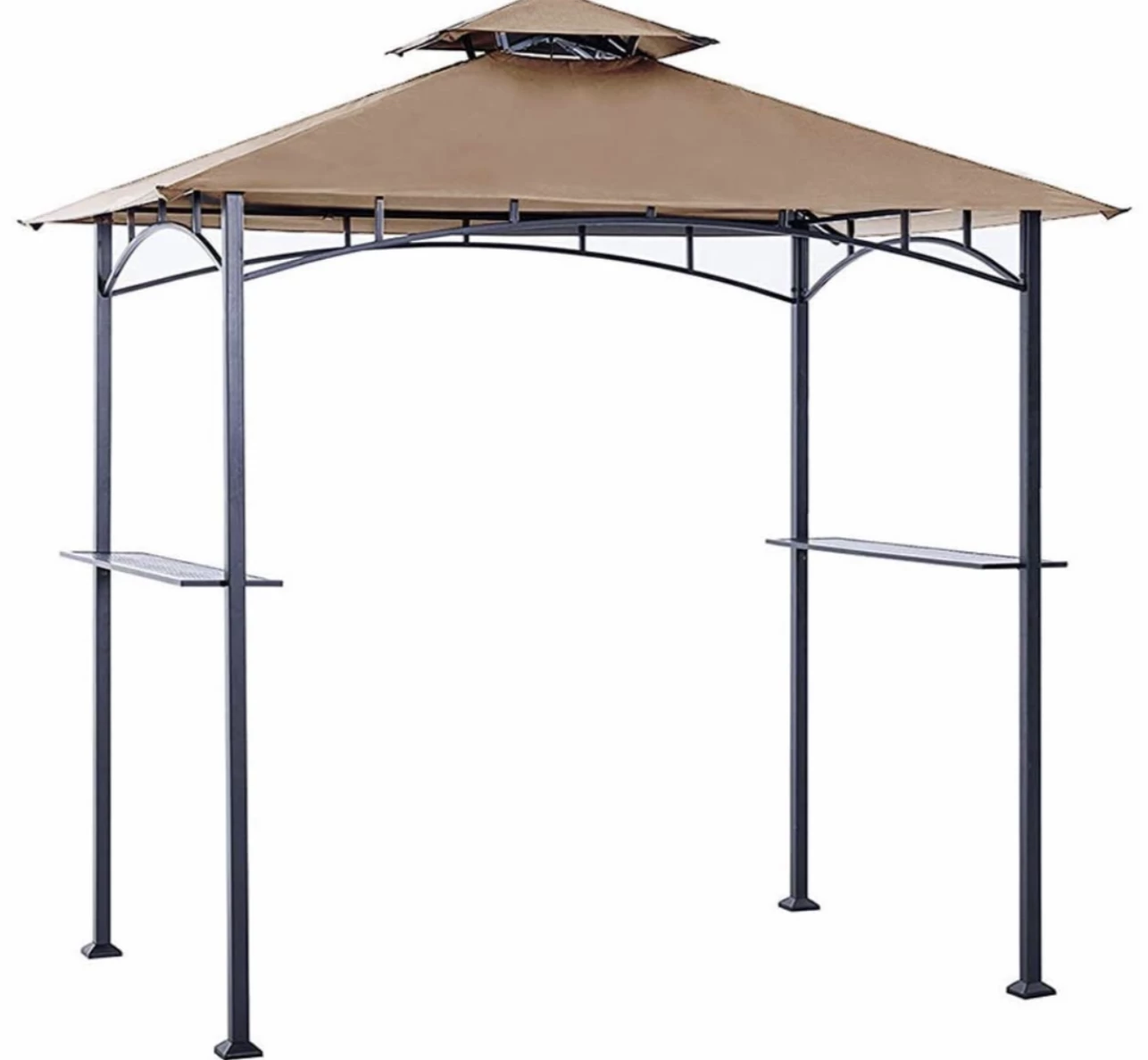 Gazebo Parts Direct 8' X 5' Grill Shelter Replacement Canopy Roof ONLY FIT For Gazebo Model L-GZ238PST-6D Beige 1 Gazebo Parts Direct 8' X 5' Grill Shelter Replacement Canopy Roof ONLY FIT For Gazebo Model L-GZ238PST-6D Beige