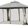 Gazebo Parts Direct Big Lots Windsor Replacement 10x12 Canopy For L-GZ717PST-D - Riplock 350 - Slate Gray