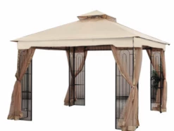 Gazebo Parts Direct Replacement Canopy Set For L-GZ747PST-A 10X10 Lansing Gazebo By Sunjoy