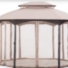 Gazebo Parts Direct Replacement Netting For The Manhattan Oval Gazebo - Beige