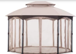 Gazebo Parts Direct Replacement Mosquito Netting For (10x12) L-GZ118PST Gazebo - Beige