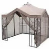 Gazebo Parts Direct Deluxe Pagoda Gazebo Replacement Canopy Top Cover And Netting - RipLock 350